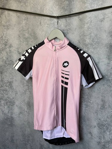 Assos radtrikot pink schwarz - assos,